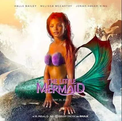 Halle Bailey as Disney's "Little Mermaid"