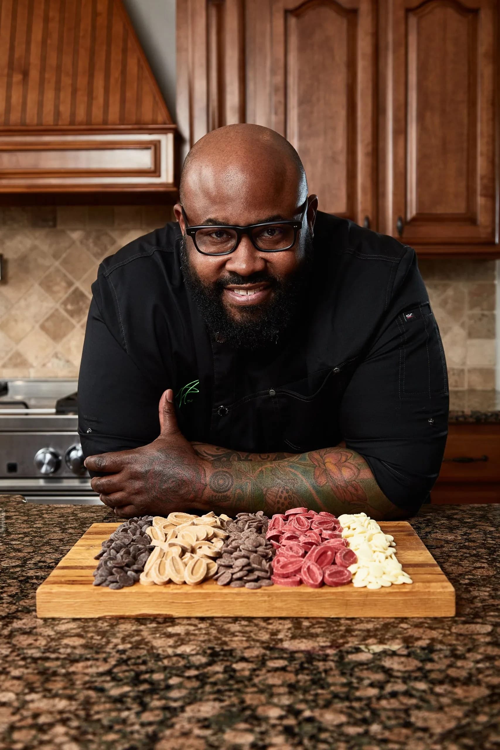 Phillip Ashley and his chocolates