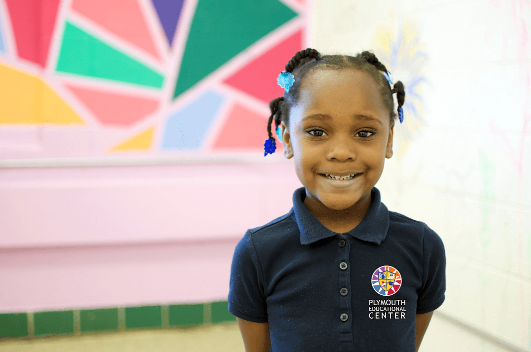 Student at Plymouth Educational Center in Detroit