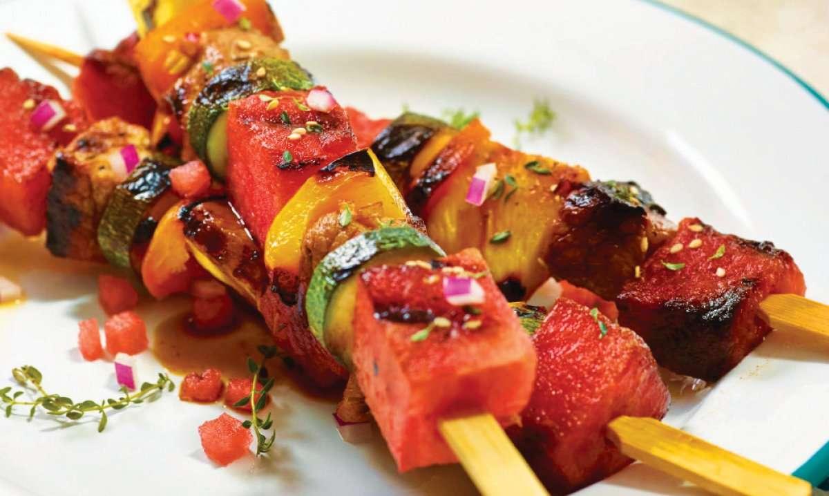 watermelon kabobs