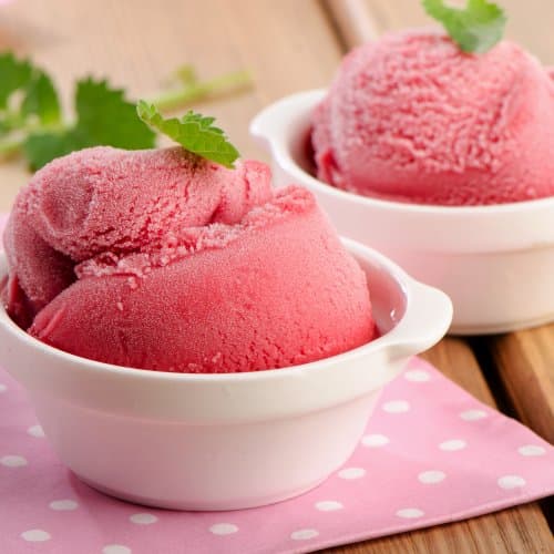 Apple Cranberry Sorbet