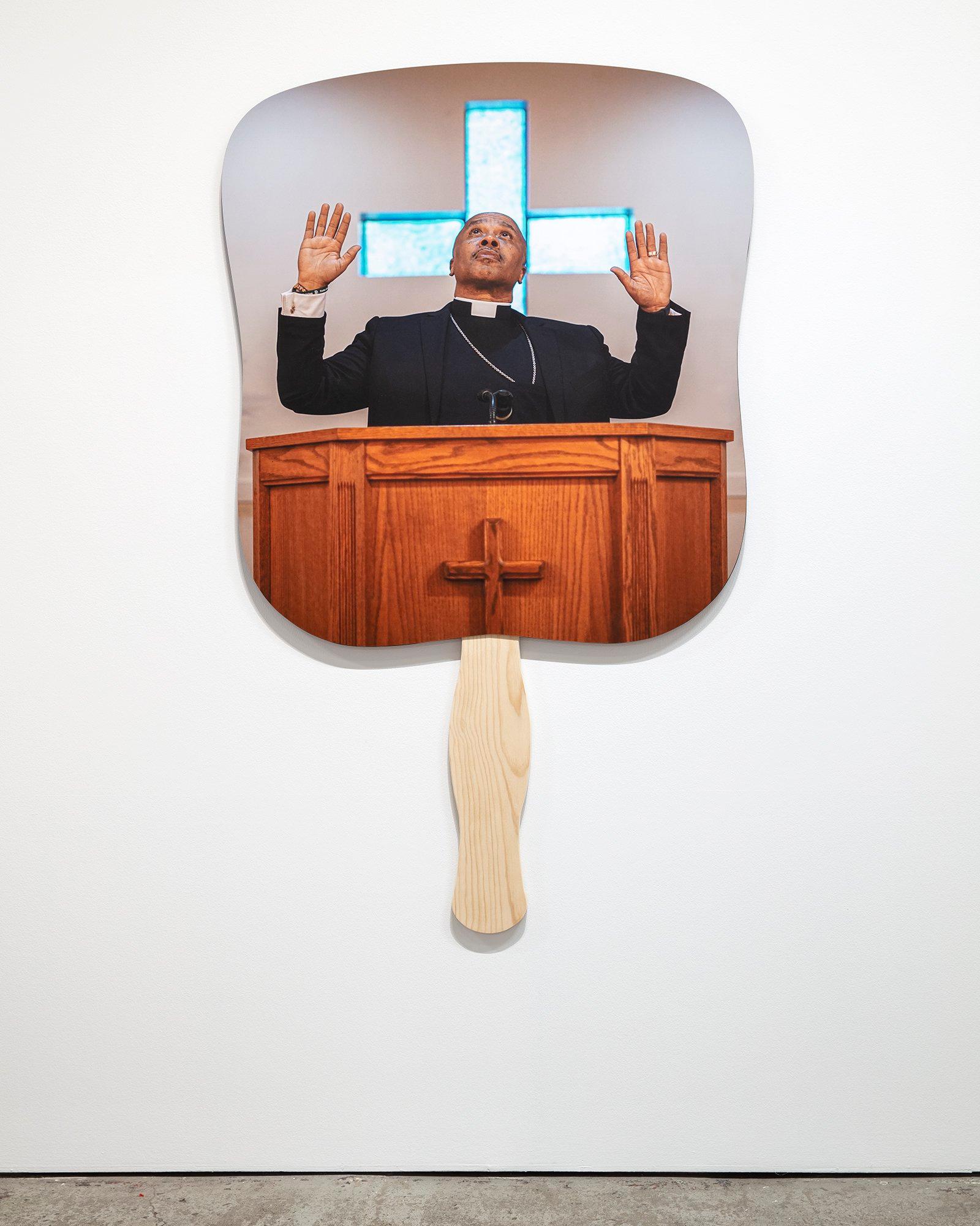 Rashaun Rucker's First solo exhibit at MOCAD. Photo Credit: CJ Benniger