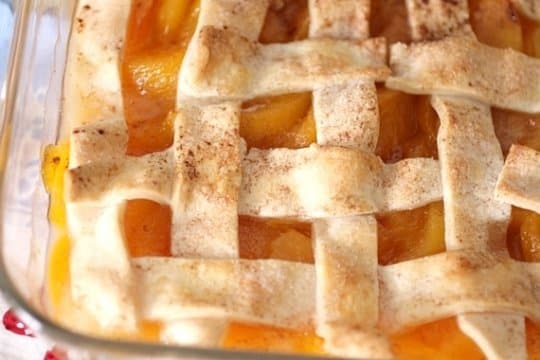 Black Folks Peach Cobbler