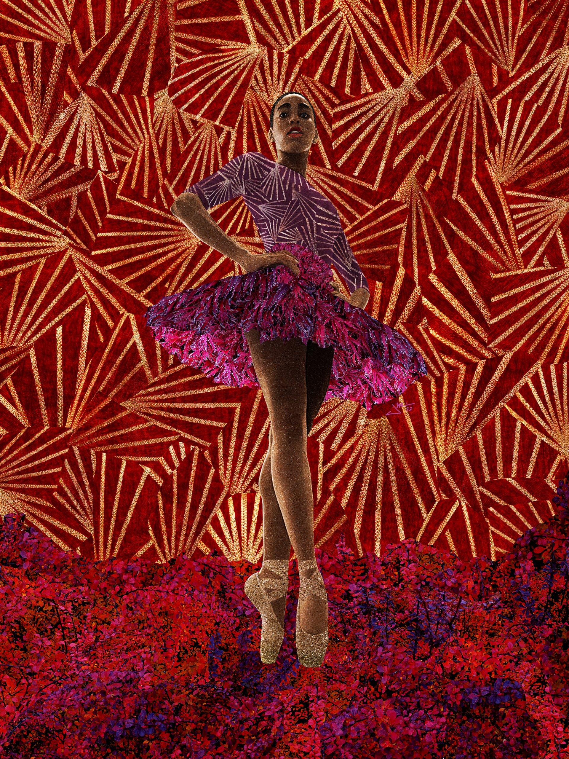 Kamala En Pointe by James Charles Morris