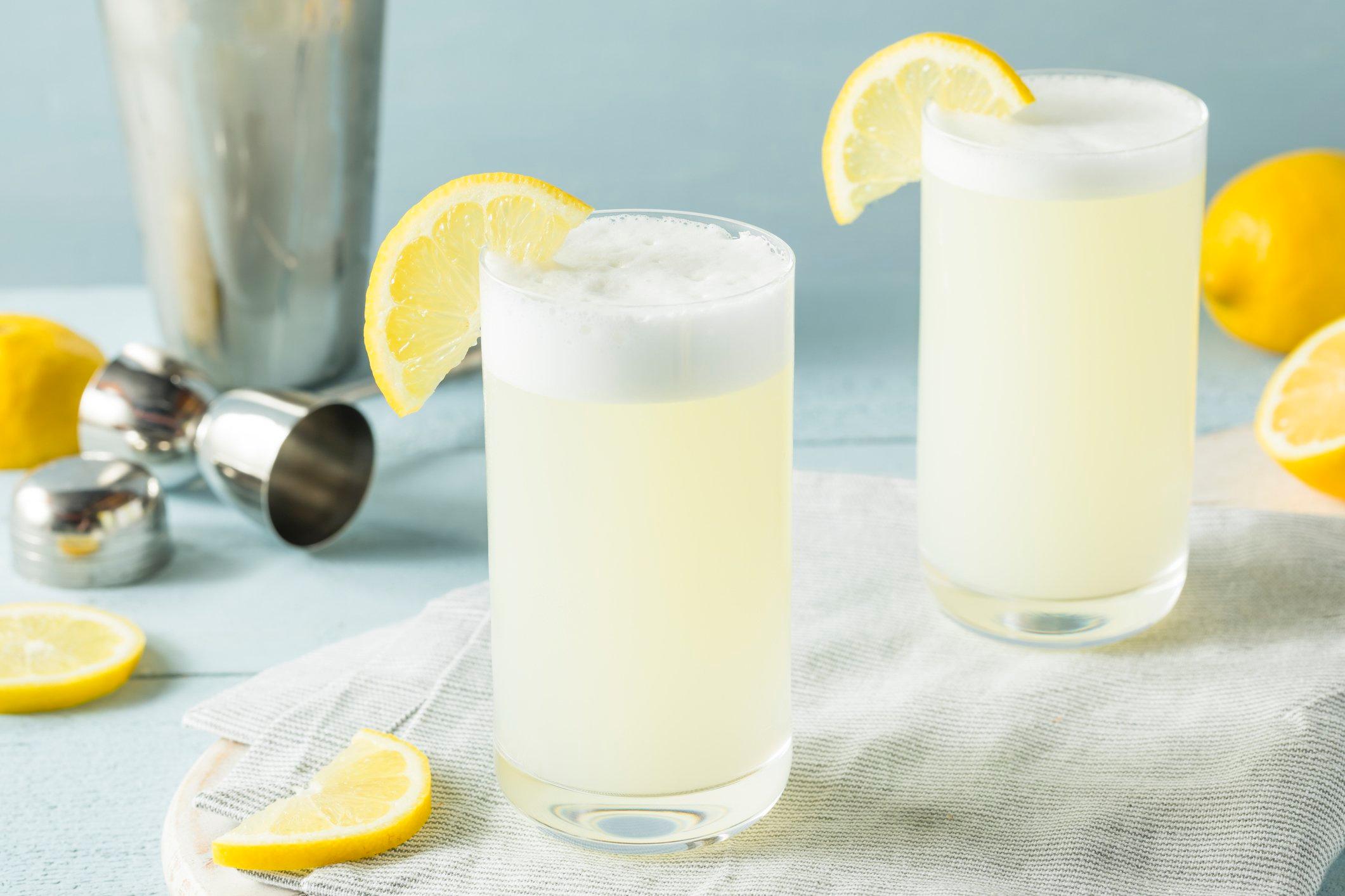 Cold Egg Gin Fizz