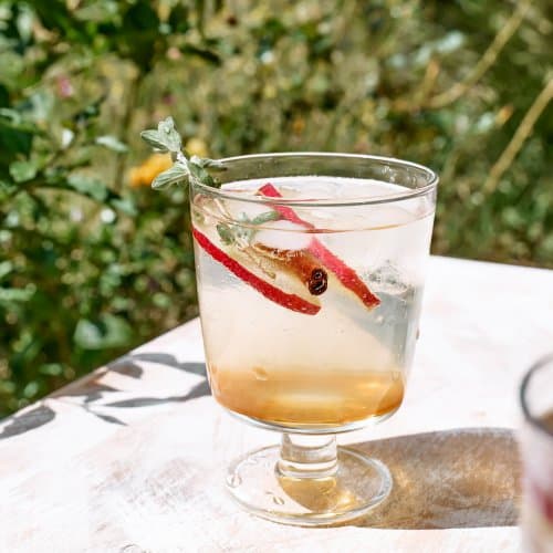 Bourbon Apple Fizz