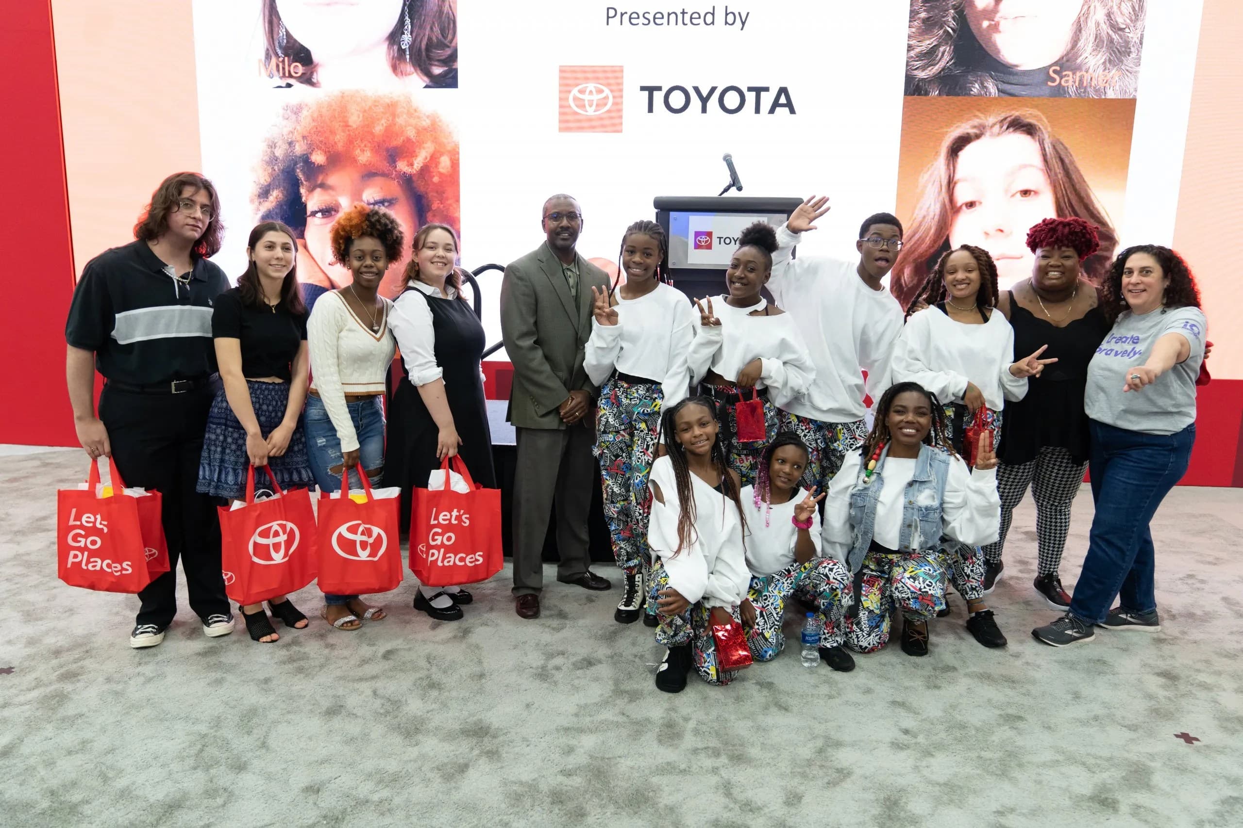 Toyota Roc the Mic Poetry Slam InsideOut Metro Detroit Students and Alnur Dancers