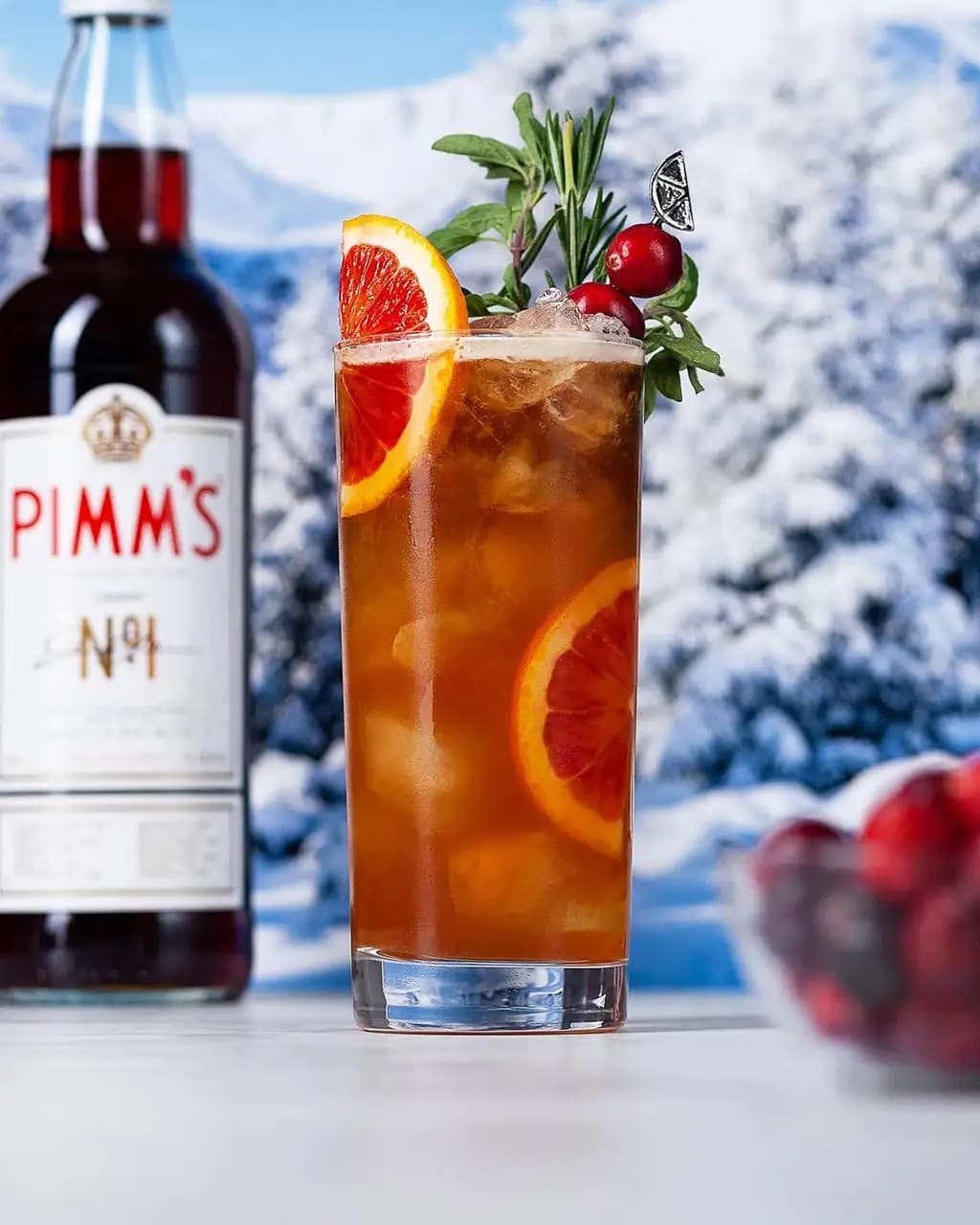 Winter Pimm’s Cup Cocktail — cover