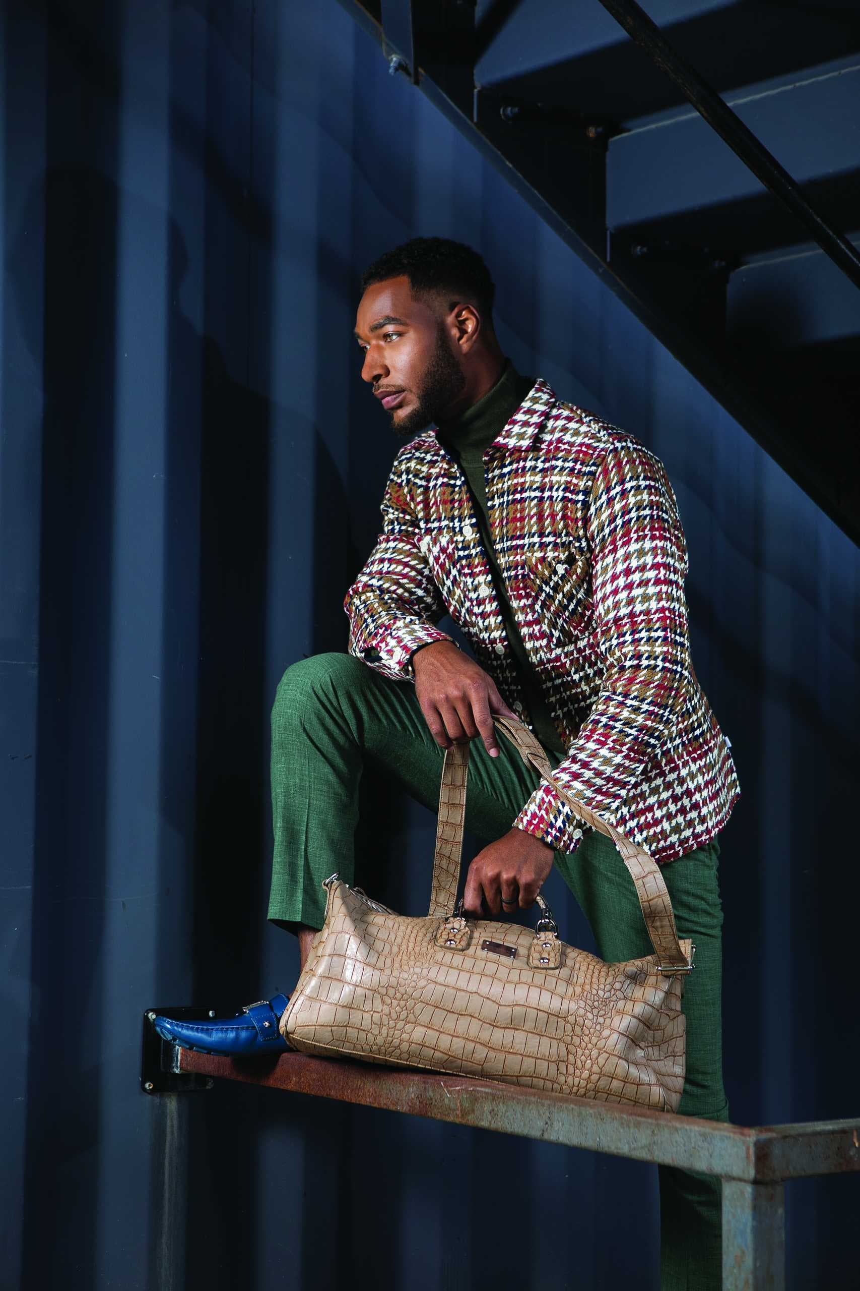 BLAC fashion editorial portrait