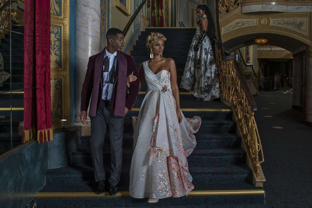 BLAC formal fashion editorial