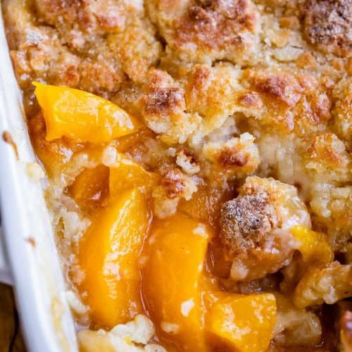 Crusty Peach Cobbler