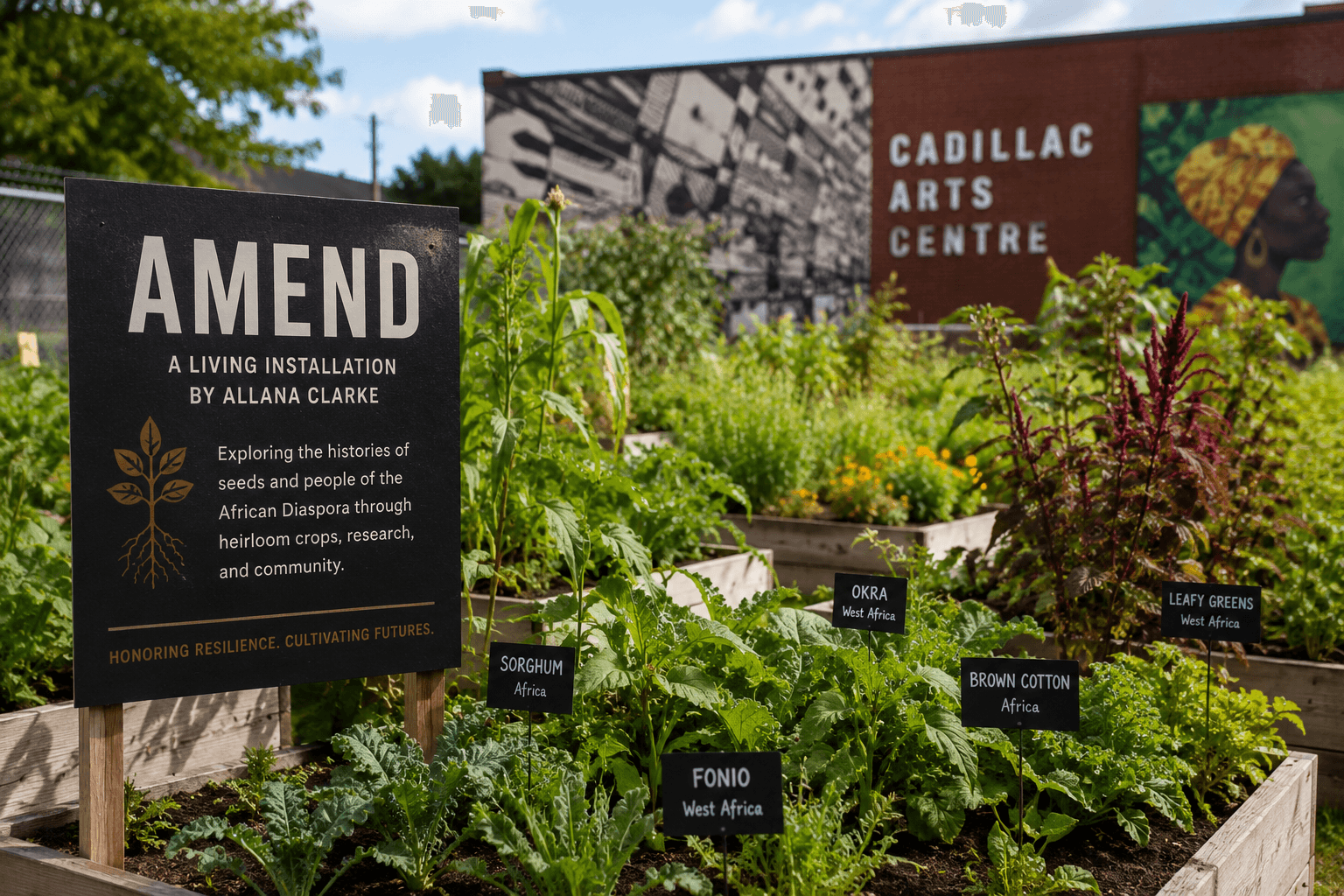 Detroit Garden Project Blends Art, History and Community